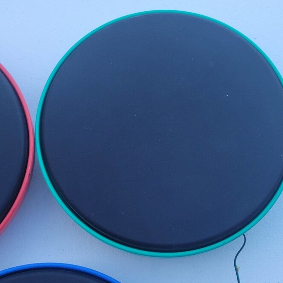 Band Hero Guitar Hero WOR Drum Set Replacement Parts Drum Pads Wii 95521808 - Picture 6 of 13